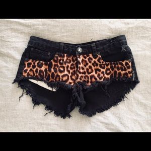 One Teaspoon Cheetah shorts